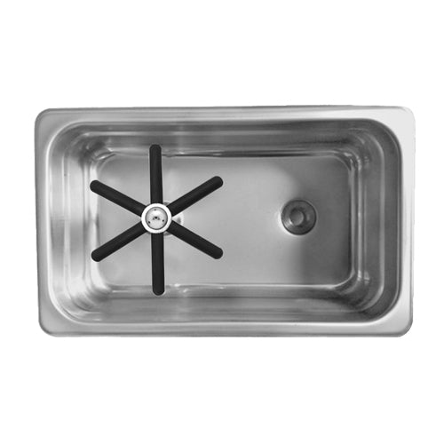 Krome Blender Container Rinser – Flush Mount 10″ X 6″