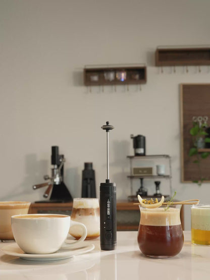 MHW-3Bomber Magician Electric Milk Frother - Black