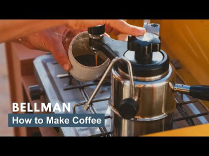 Bellman CX25P Espresso & Steamer – Stovetop Espresso Maker with Pressure Gauge