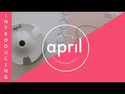 April Pour Over Ceramic Brewer – Manual Coffee Dripper