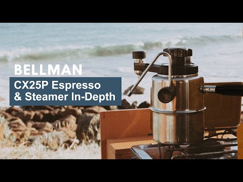 Bellman CX25P Espresso & Steamer – Stovetop Espresso Maker with Pressure Gauge