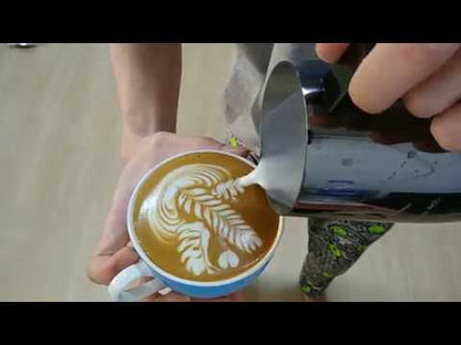 Barista Space Sandy Black Milk Pitcher – Non-Slip Finish